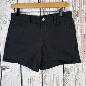 Calvin Klein Jeans Women’s Black Shorts W27 | 4 Mid Rise Twill Stretch 4” Inseam